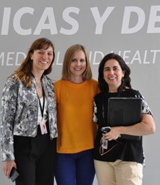 Maite Villalba de Benito, Sara Redondo y Esther San José 